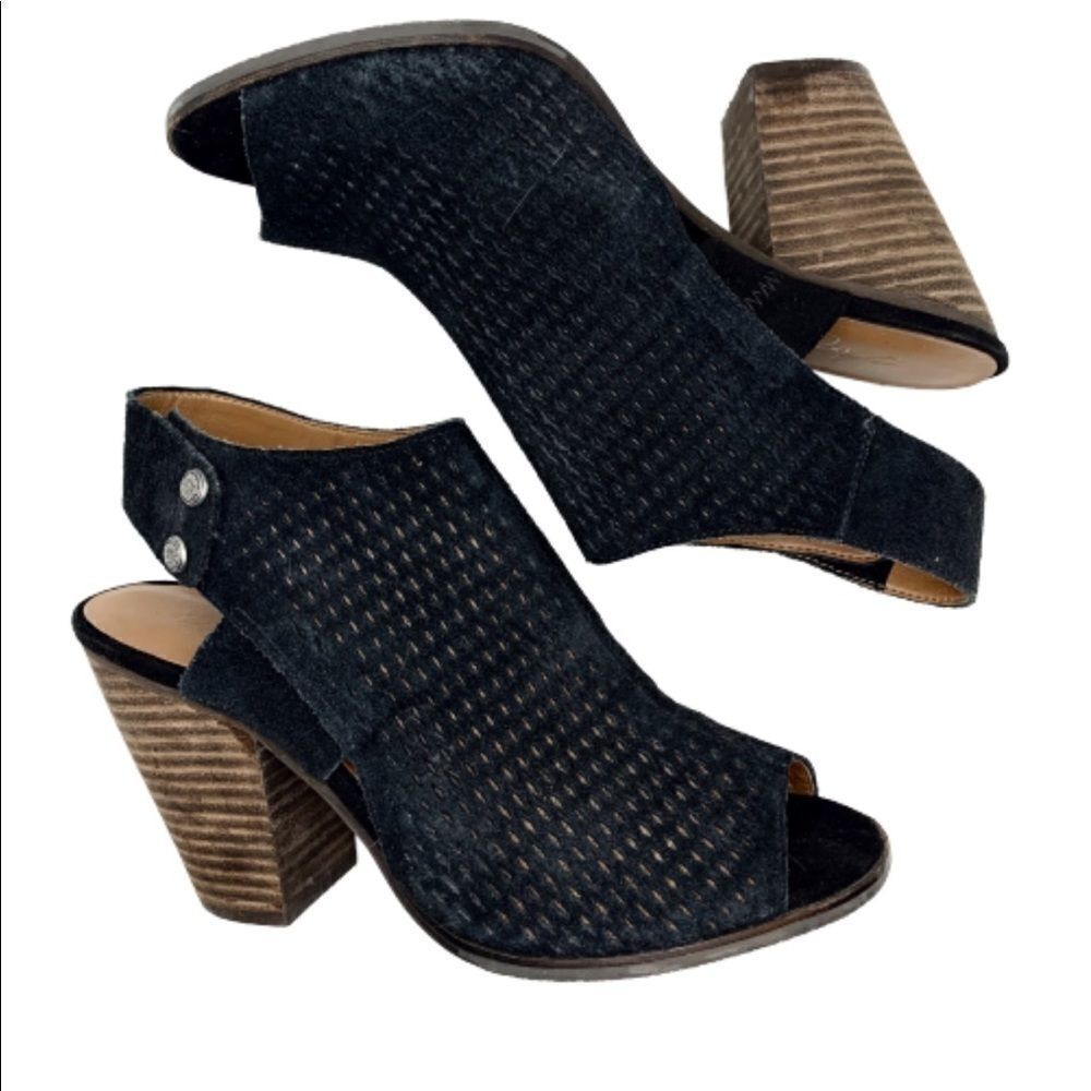Arturo Chiang Janelle Sling back open toe booties
